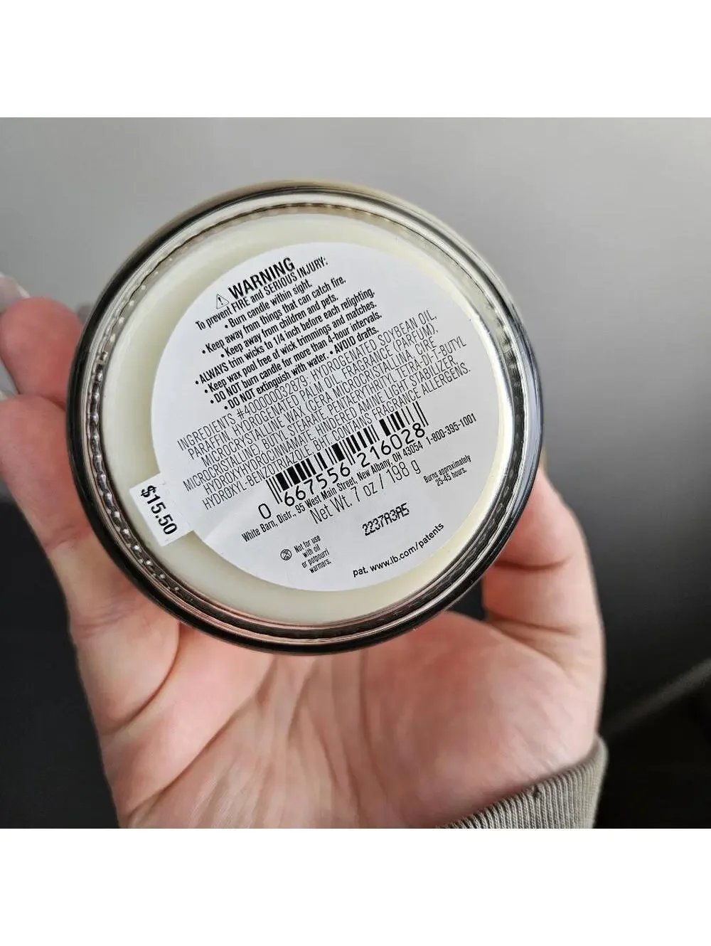 Bath and Body Works Champagne Toast Mason Single Wick Candle - Picture 3 of 7